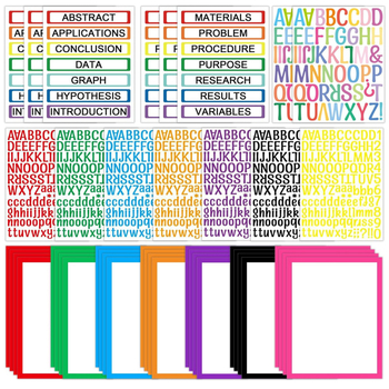 Naljepnica za ploču znanstvenog sajma – PVC samoljepljiva, pravokutnog oblika, debljina 0,1 mm, bijeli podložni papir, tisak u boji