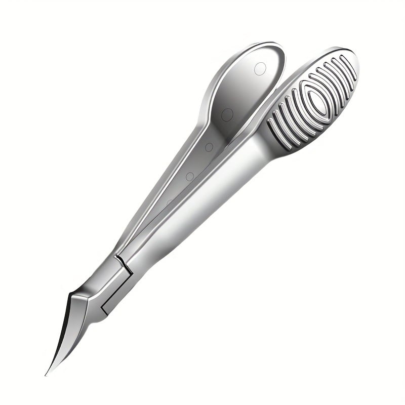 Ψαλίδια νυχιών ποδιού για ενδορριζικά νύχια, πλαστικό + ανοξείδωτο ατσάλι, σχεδιασμός αυλακώσεων νυχιών, εγχώρια μάρκα