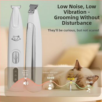 Trimmer pentru blana animalelor de companie – clipper reîncărcabil, corp ABS, potrivit pentru pisici și câini, model S9S