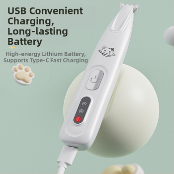 Trimmer pentru blana animalelor de companie – clipper reîncărcabil, corp ABS, potrivit pentru pisici și câini, model S9S