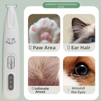 Trimmer pentru blana animalelor de companie – clipper reîncărcabil, corp ABS, potrivit pentru pisici și câini, model S9S