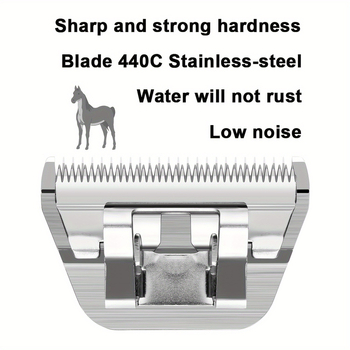 Kutyakezelő hajvágó készülék széles kialakítással, kivehető pengékkel, 30W teljesítmény