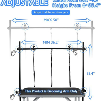 Briga o psa s podesivom visinom, aluminijski okvir, izvlačni remen – Marka Manjiangshu, Artikl 01