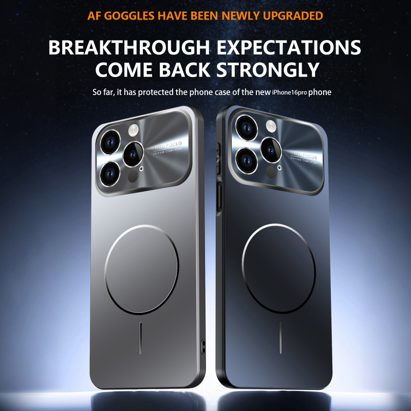 iPhone 17 Pro Max dėklas (Magnetinis, Anti-drop, Matinis PC, Pilna apsauga, Minimalistinis)