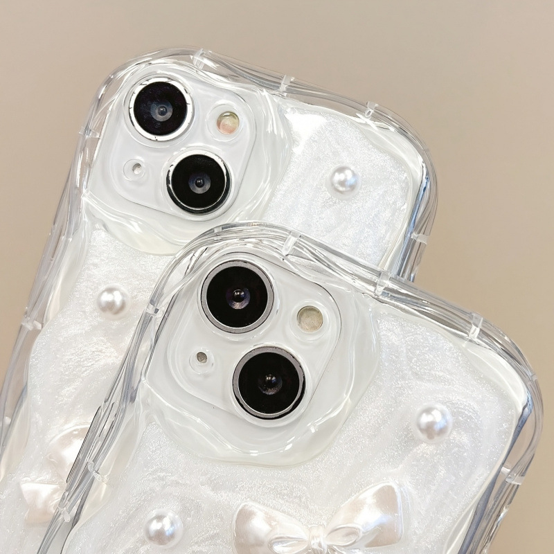 Telefoninio dėklo TPU gelas, 3D kreivė, atsparus kritimui, suderinamas su iPhone 16 Pro Max