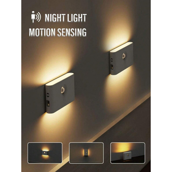 Uzlādējama nakts gaisma ar kustības sensoru – LED laterna kāpnēm