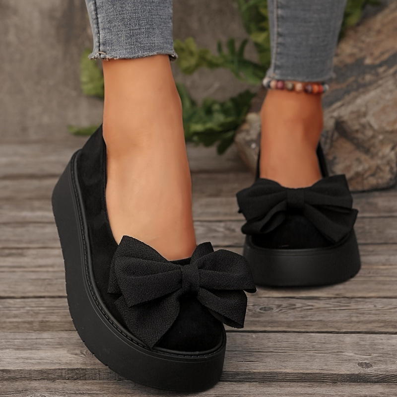 Unisex tweed basutės su kaspinėliu, apvali nosis, klininis kulnas 4–6 cm