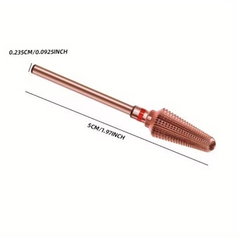 Piecu vienā naglu slīpēšanas galva ar divpusējiem rotējošiem zobiem – ātra nagu noņemšana un mirušās ādas noņemšanas līdzeklis, 10 g, tungsten steel