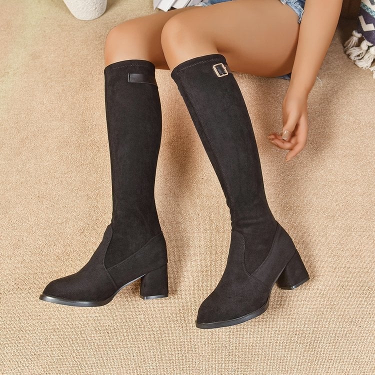 Vyriški batai su kutais, aukštas kulkšnies aukštis, apvali nosis, viršus iš sintetinės odos, gumos padas