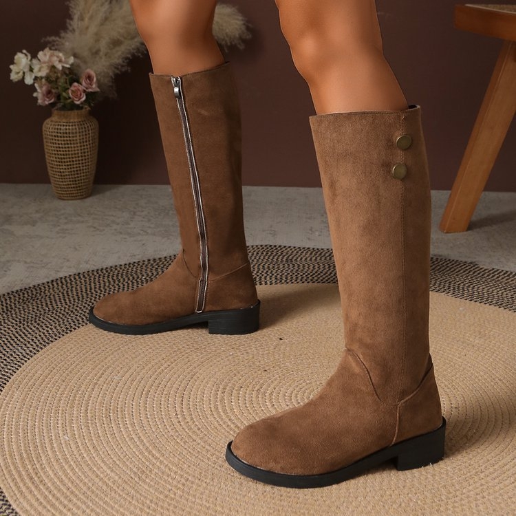 Vyriški kutiniai batai, Europos–Amerikos stiliaus, viršus iš sintetinės odos, apvali nosis, šoninis užtrauktukas, vilninė įdėklo