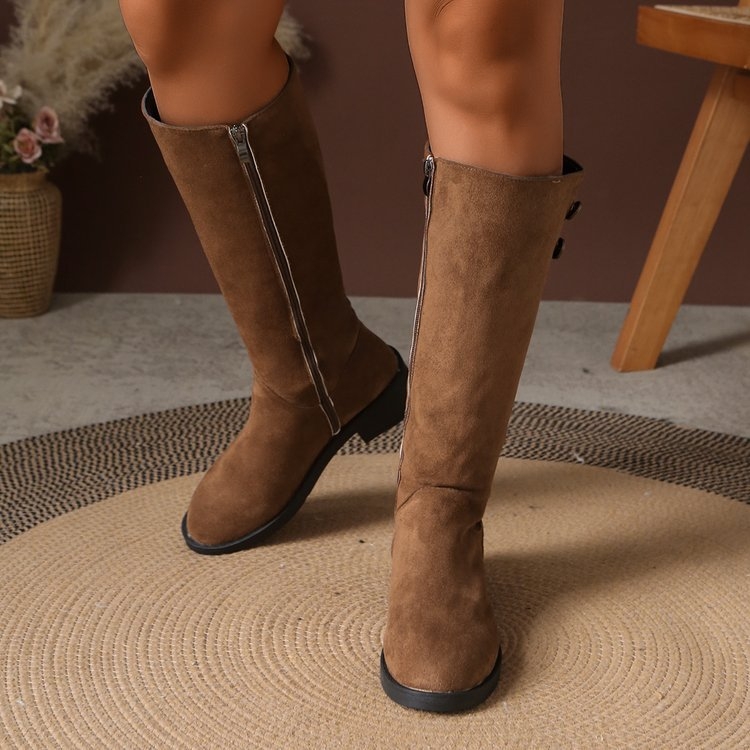 Vyriški kutiniai batai, Europos–Amerikos stiliaus, viršus iš sintetinės odos, apvali nosis, šoninis užtrauktukas, vilninė įdėklo