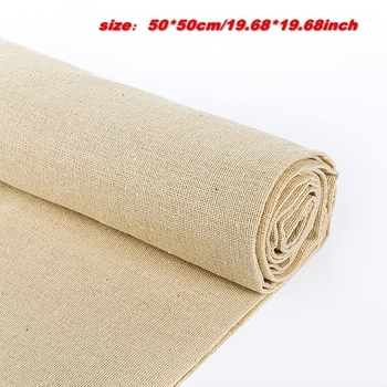 Junji šivana tkanina za DIY projekte – minimalistički stil, poliester-bavunasto-laneno platno za stolnjake i podmetače