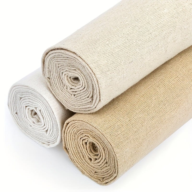 Junji šivana tkanina za DIY projekte – minimalistički stil, poliester-bavunasto-laneno platno za stolnjake i podmetače