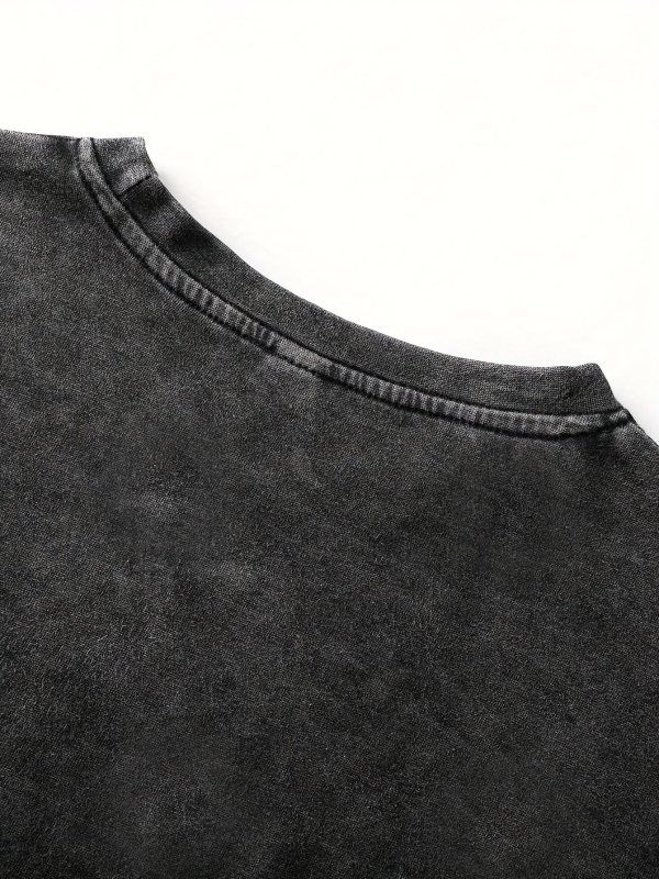 Moteriški marškinėliai su kaukolės raštu – apvali kaklo linija, Flat Cloth audinys, 36% poliesteris, 2025 m. pavasaris