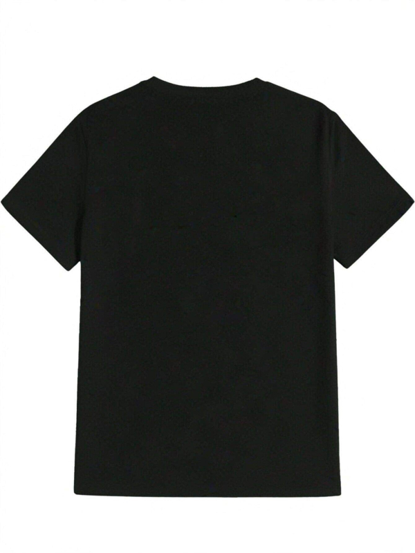 Bavlnené tričko s potlačou, voľný strih, kruhový výstrih, krátke rukávy