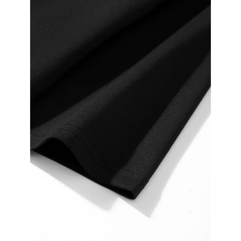 Kokvilnas T-krekls, īsās piedurknes, apaļš kakls, brīvs siluets (90–95% kokvilnas) – japāņu/korejiešu ikdienas stils