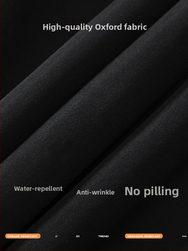 Pánska kapucňová bunda, nepremokavá a vetruodolná, pruhovaný vzor, voľný strih, polyesterový materiál.