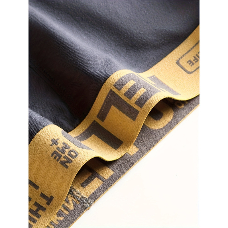 Vyrų apatiniai - 5 vnt bokseriai, kvėpuojantys, žemas juosmuo, 100% akrilas