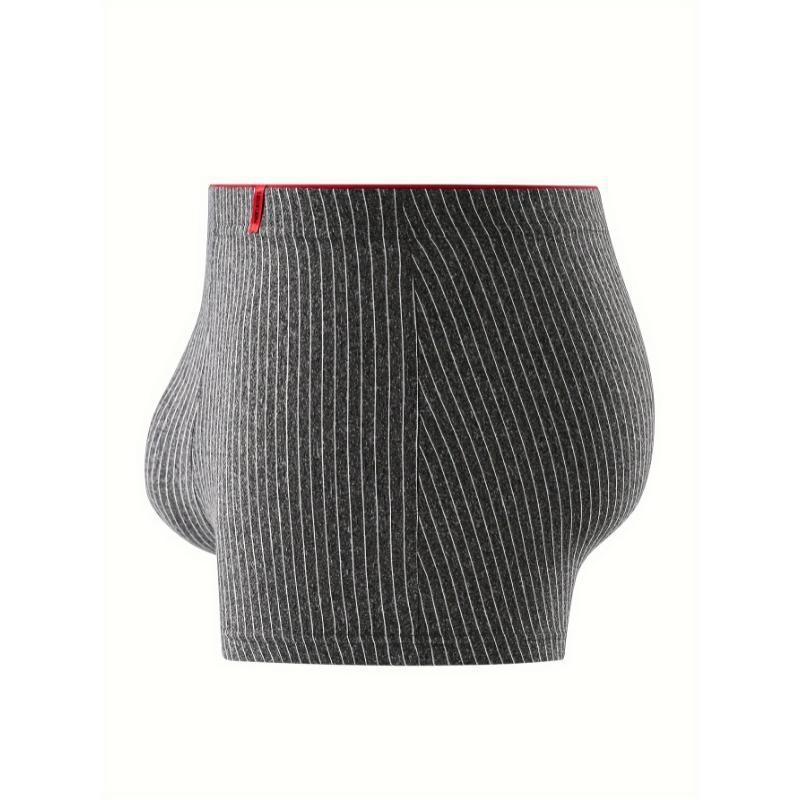 Vyrų 4 dalių apatinių komplektas, su žemu juosmeniu, Mitsubishi Meryl audinys, 100% akrilas, įdėklas iš medvilnės modalo, dovanų dėžutėje