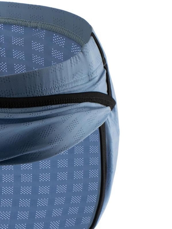 Vyrų kvėpuojančios medvilninės apatinės kelnaitės su aukšta juosmeniu ir PVC įdėklu kirkšnies zonoje, pavasariui.