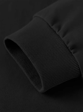 Kasdienis poliesterio džemperinis komplektas su raidžių spauda, gobtuvu, ilgosiomis rankovėmis ir ilgomis kelnėmis