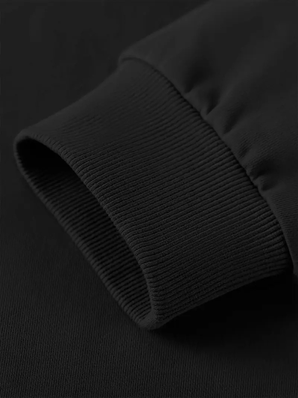 Kasdienis poliesterio džemperinis komplektas su raidžių spauda, gobtuvu, ilgosiomis rankovėmis ir ilgomis kelnėmis