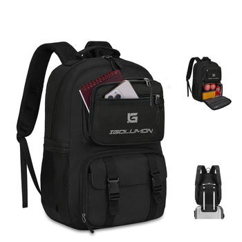 IGOLUMON Izoliuotos nešiojamojo kompiuterio kuprinė, 20–35 L, poliesteris, atspari vandeniui, oro pagalvės dirželiai