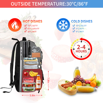 IGOLUMON Izoliuotos nešiojamojo kompiuterio kuprinė, 20–35 L, poliesteris, atspari vandeniui, oro pagalvės dirželiai