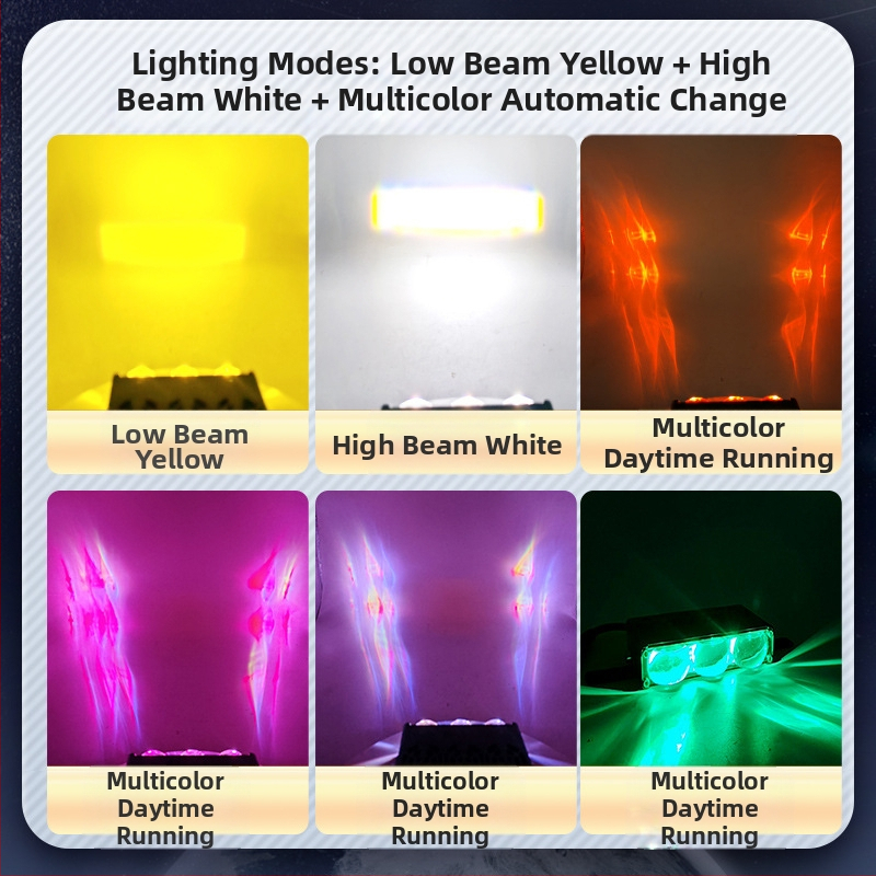 LED svetlá do mriežky auta, model XZ9, hliník, 12-36V, univerzálna kompatibilita