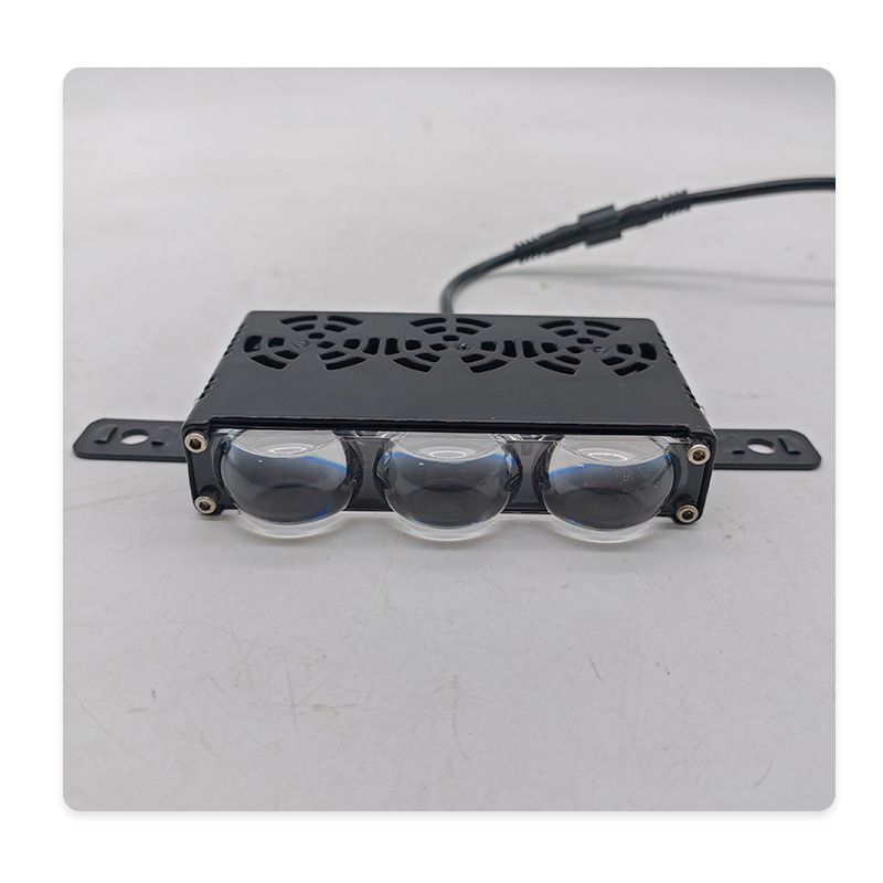 Autógrill LED világítás, XZ9 modell, alumínium, 12-36V, univerzális kompatibilitás