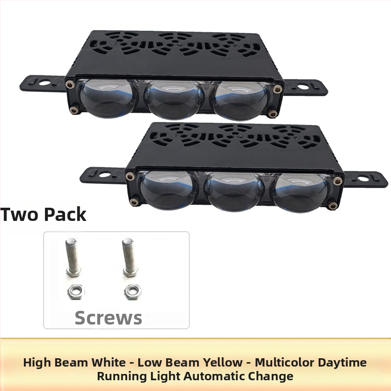 LED automa grille gaismas, XZ9 modelis, alumīnijs, 12-36V, universāla saderība