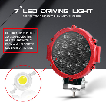 LED auto darba lukturis NW-WL160 – 52W, 12V, 6000lm, 4000K