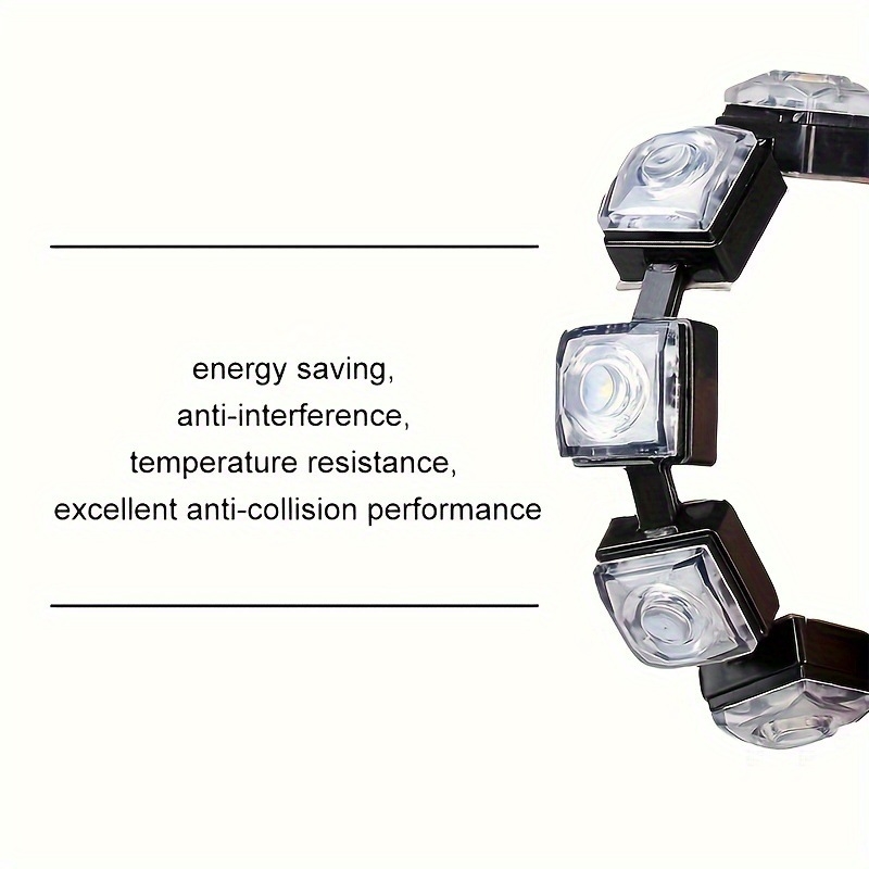 Elastīgie LED dienas lukturi automašīnai ar čūskas dizainu un ērgļa acīm, 12V, 0,5A, 3W, plastmasas korpuss
