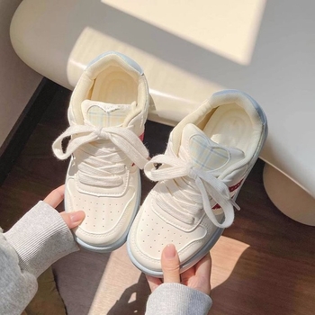 Lygūs bateliai su apvaliu pirštu, PU viršus, Color Blocking, priekinis raištelis