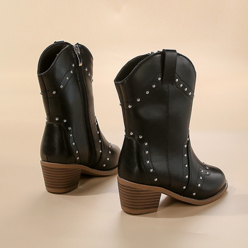 Martin čizme | PU gornji dio, gumena potplata, niski rub, bočni zip, zimska toplina