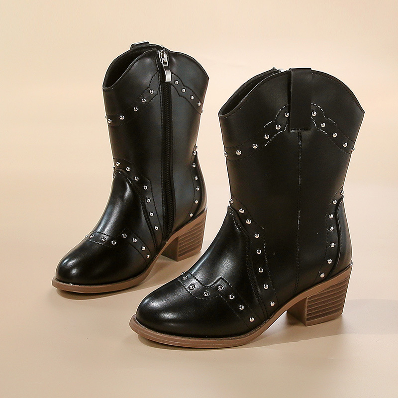 Martin čizme | PU gornji dio, gumena potplata, niski rub, bočni zip, zimska toplina