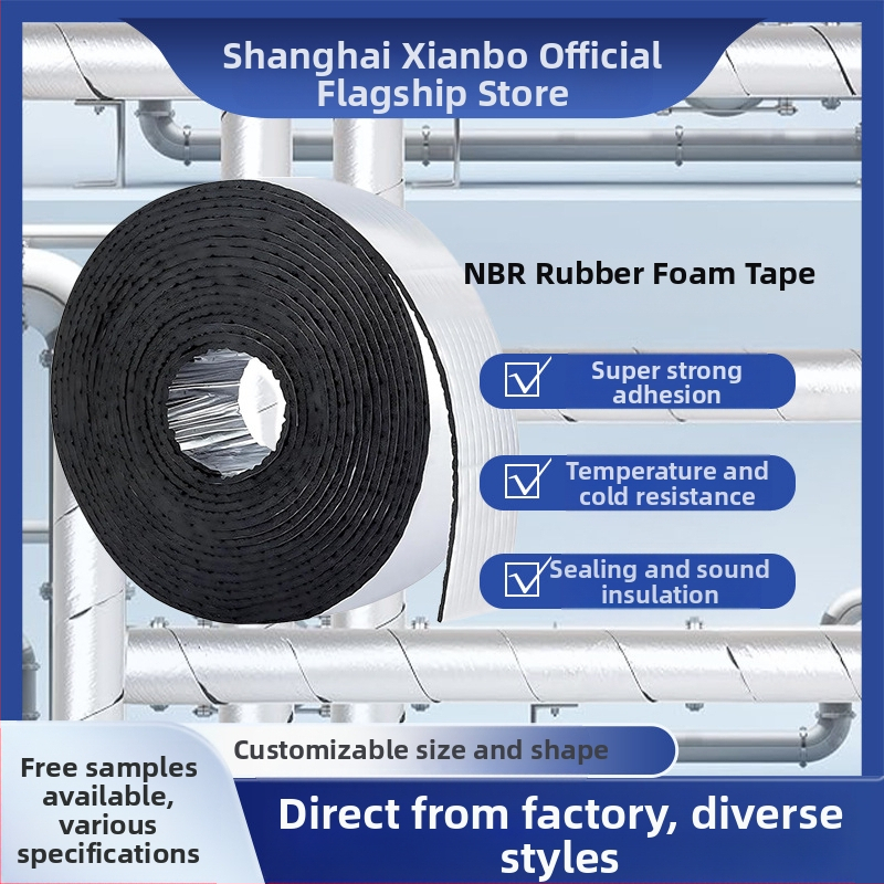 NBR pjenasta traka, jednostrana, akrilno ljepilo, za brtvljenje vrata i prozora