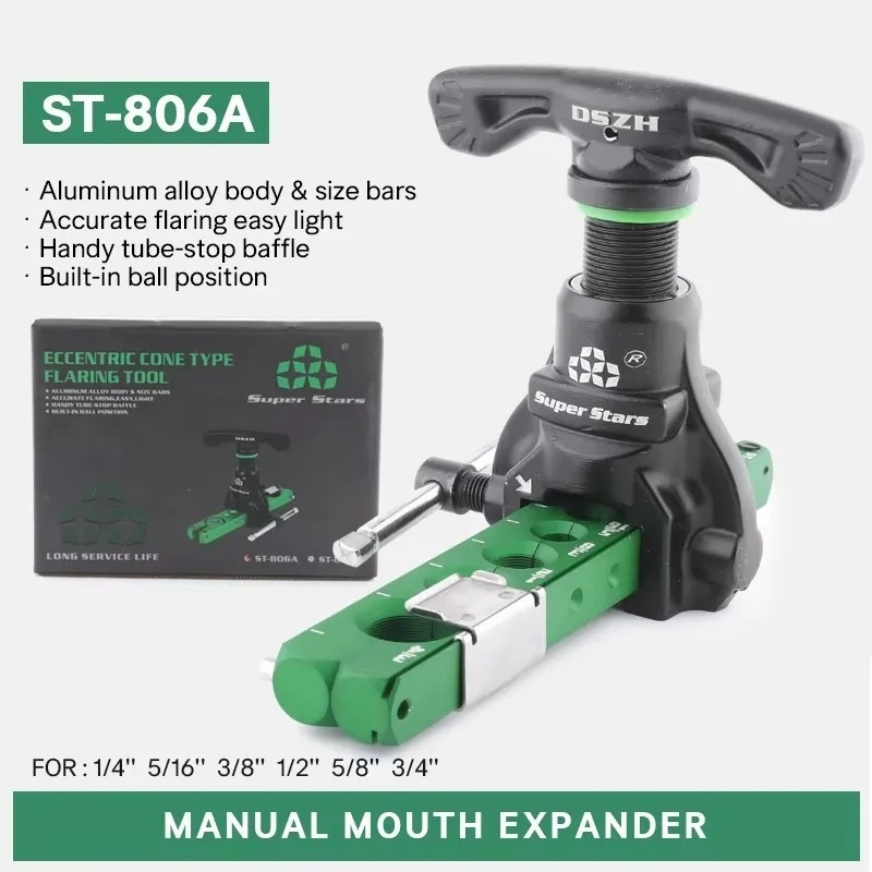 Električni alat za flaring bakrenih cijevi s ekscentričnim proširivačem za klimatizacijske sustave