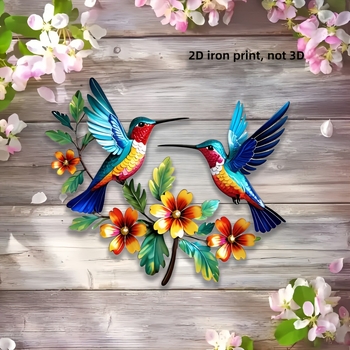 Dzelzs sienas māksla – zieds, bites un putns metāla siluētā, Eiropas stils, zīmols Lixing, modelis 7-21-8, piemērots mājai, dārzam un birojam