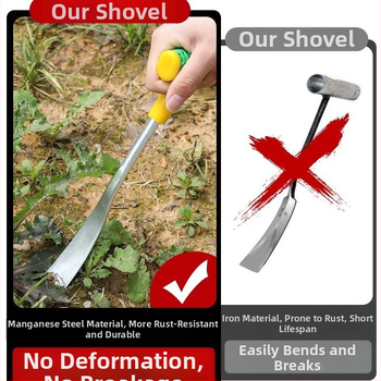 Kerti ásó készlet (fa és vas) – három darabos, Friendly márka, kerti ásáshoz, ültetéshez és gyomláláshoz