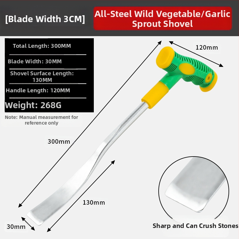 Kerti ásó készlet (fa és vas) – három darabos, Friendly márka, kerti ásáshoz, ültetéshez és gyomláláshoz