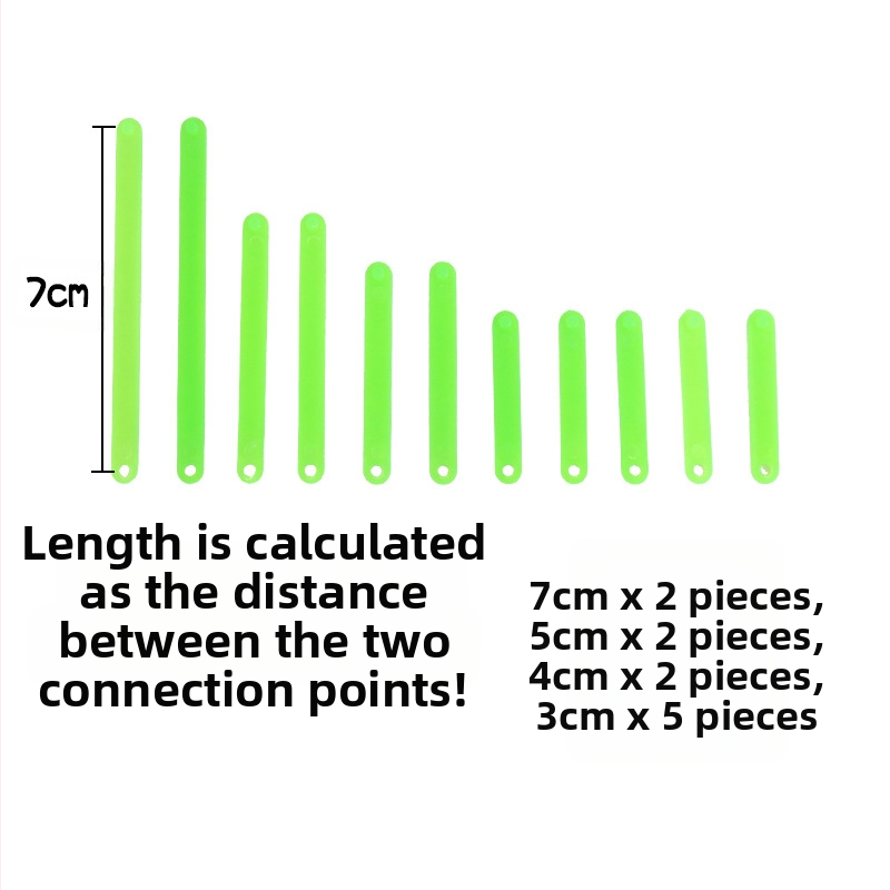 Геометричен обучителен инструмент: ленти за сглобяване на многоъгълници, подвижна рамка на паралелограм, демонстрации на отношенията между триъгълник и четириъгълник, пластмасов материал.