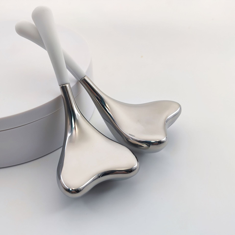 Nerūsējošā tērauda zivju formas aukstā kompresijas masāžas līdzeklis, manuāls, pārnēsājams