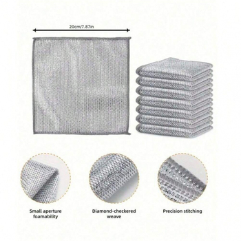 Trauku mazgāšanas dvielis no poliestera, karikatūras raksts, piemērots katliem un bļodām, izturīgs pret eļļu un noņem traipus, modelis zd