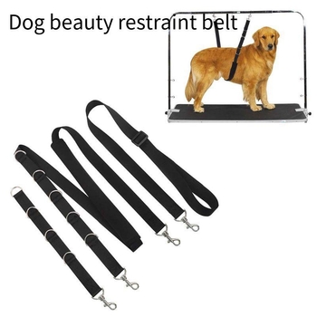 Suņa dušas stiprinājuma siksna ar statīvu, neilona materiāls, izstiepjams, pakaramie piederumi, kods CWDD-001