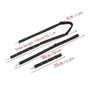 Suņa dušas stiprinājuma siksna ar statīvu, neilona materiāls, izstiepjams, pakaramie piederumi, kods CWDD-001