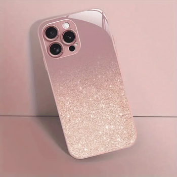 Husă de telefon din metal, cu sticlă vopsită, pentru iPhone 11–14 Pro Max, disipare căldură, model YK263