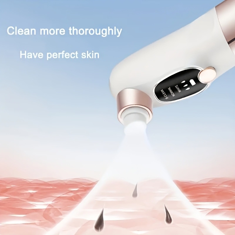 Dingfeng Електрически уред за почистване на пори с ултразвукова вибрация – премахване на черни точки, 3-степенна настройка (модел: Facial Cleansing Beauty Electric Blackhead Extractor)