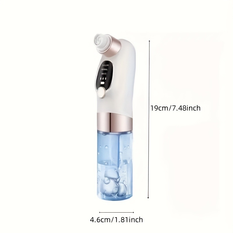 Dingfeng Електрически уред за почистване на пори с ултразвукова вибрация – премахване на черни точки, 3-степенна настройка (модел: Facial Cleansing Beauty Electric Blackhead Extractor)