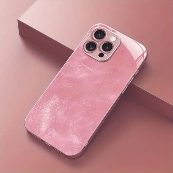 iPhone dėklas – metalinis dažyto stiklo paviršius su gradientiniu smėlio dizainu, šilumos išskyrimas, modelio numeris YK262, suderinamas su iPhone 11–14 serija